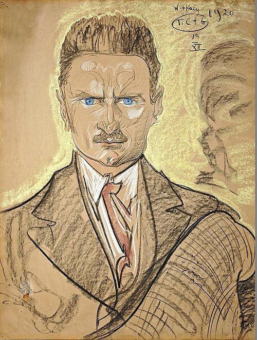 Portrait of Józef Diehl, 1920, Stanisław Ignacy Witkiewicz