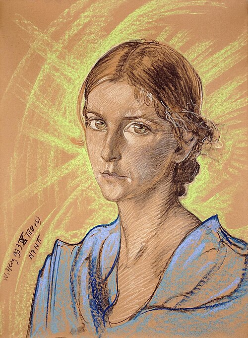 Portrait of Krystyna Głogowska, 1933, Stanisław Ignacy Witkiewicz