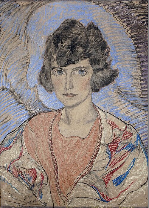 Portrait of Modesta Zwolińska, 1930, Stanisław Ignacy Witkiewicz
