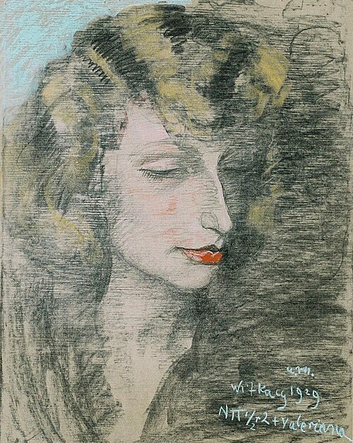 Portrait of Nena Stachurska, 1929, Stanisław Ignacy Witkiewicz