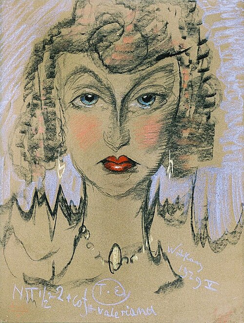 Portrait of Nena Stachurska, 1929, Stanisław Ignacy Witkiewicz