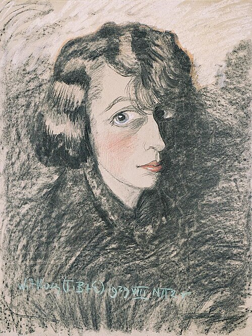 Portrait of Nena Stachurska, 1929, Stanisław Ignacy Witkiewicz