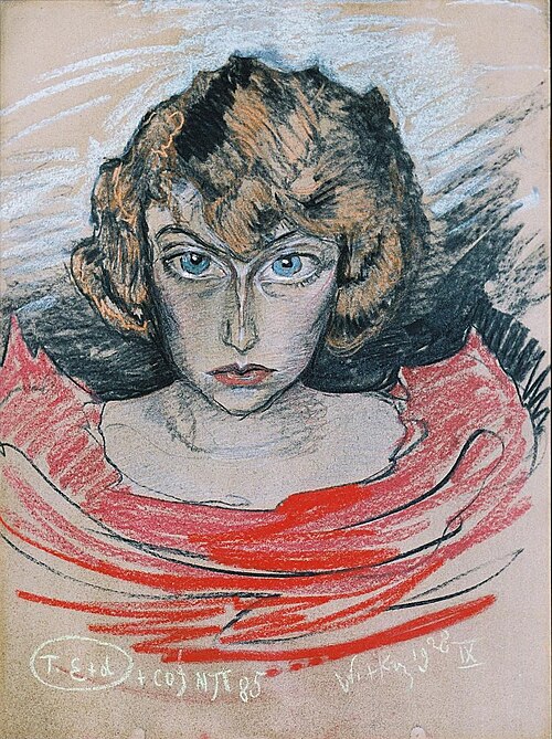Portrait of Nena Stachurska, 1928, Stanisław Ignacy Witkiewicz