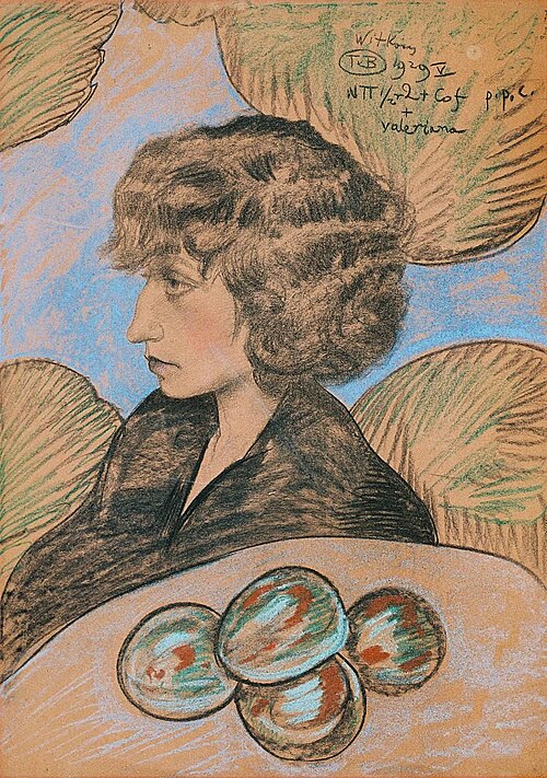 Portrait of Nena Stachurska, 1929, Stanisław Ignacy Witkiewicz