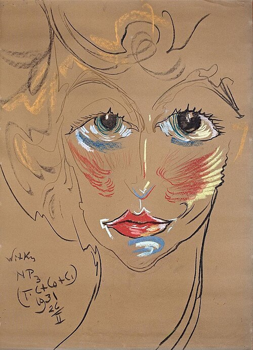 Portrait of Nena Stachurska, 1931, Stanisław Ignacy Witkiewicz