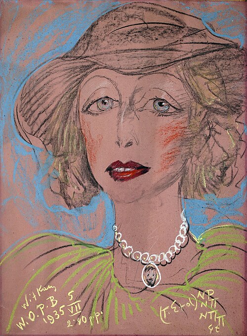 Portrait of Nena Stachurska, 1935, Stanisław Ignacy Witkiewicz