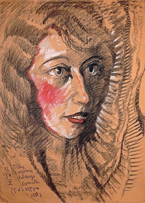Portrait of Nena Stachurska, 1931, Stanisław Ignacy Witkiewicz