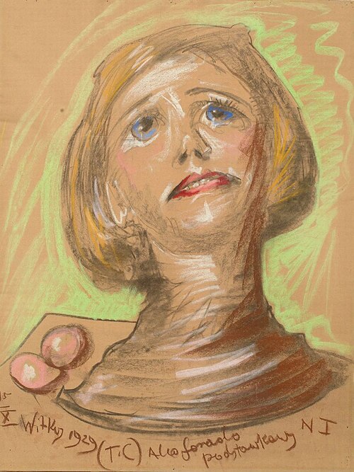 Portrait of Zofia Fedorowicz, 1929, Stanisław Ignacy Witkiewicz