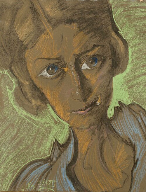Portrait of Zofia Fedorowicz, 1927, Stanisław Ignacy Witkiewicz