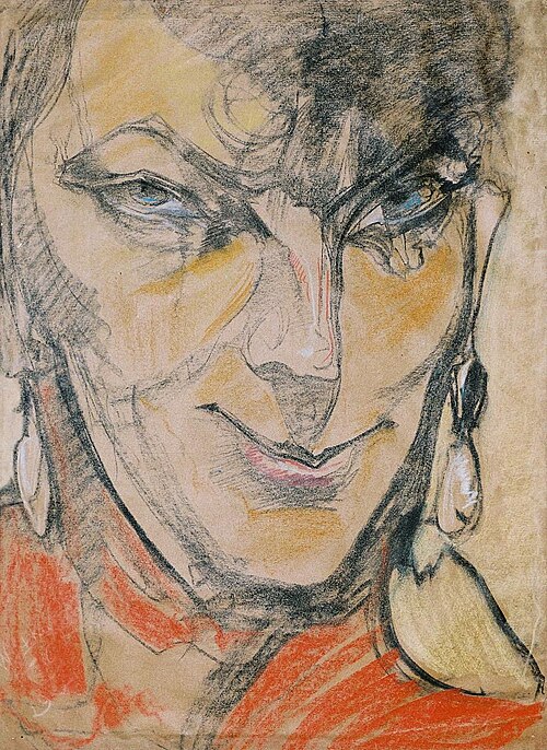 Portrait of a woman, 1922, Stanisław Ignacy Witkiewicz