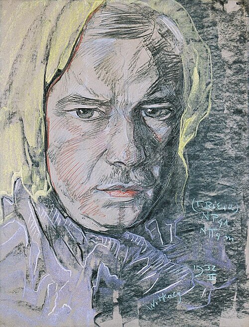 Portrait of a man with a headscarf, 1932, Stanisław Ignacy Witkiewicz