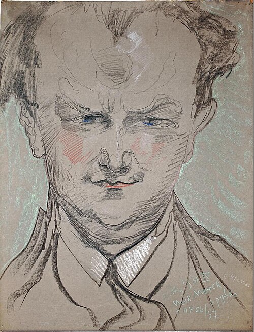 Portrait of prof. Stefan Szuman, 1931, Stanisław Ignacy Witkiewicz