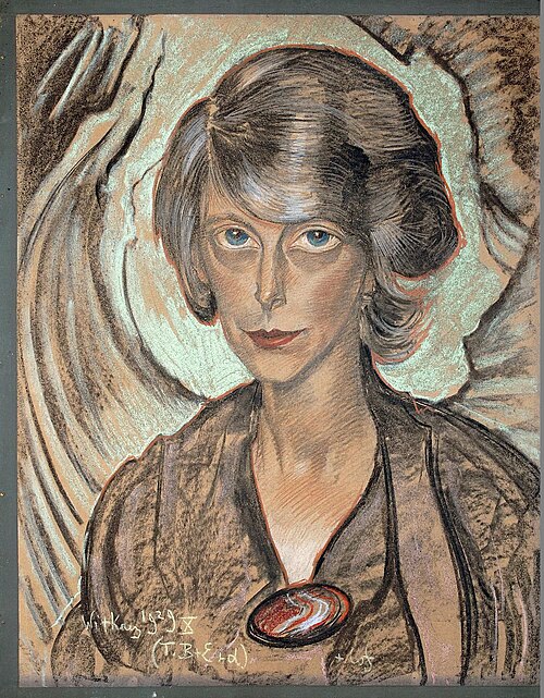 Portrait of Janina Szokalska, 1929, Stanisław Ignacy Witkiewicz