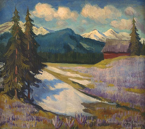 Spring in the mountains, 1932, Stanisław Ignacy Witkiewicz