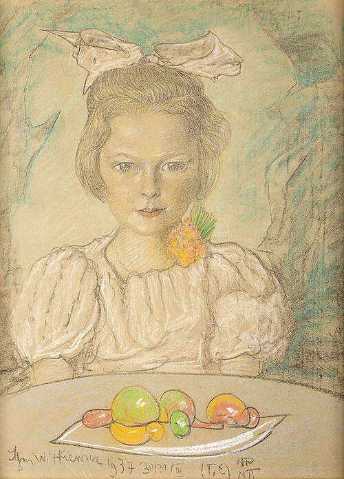 Portrait of a girl, 1937, Stanisław Ignacy Witkiewicz