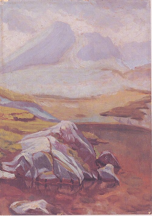 View of Kościelec, 1907, Stanisław Ignacy Witkiewicz