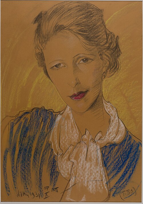Asymmetric Lady - Portrait of Eugenia Wyszomirska-Kuźnicka, 1934, Stanisław Ignacy Witkiewicz