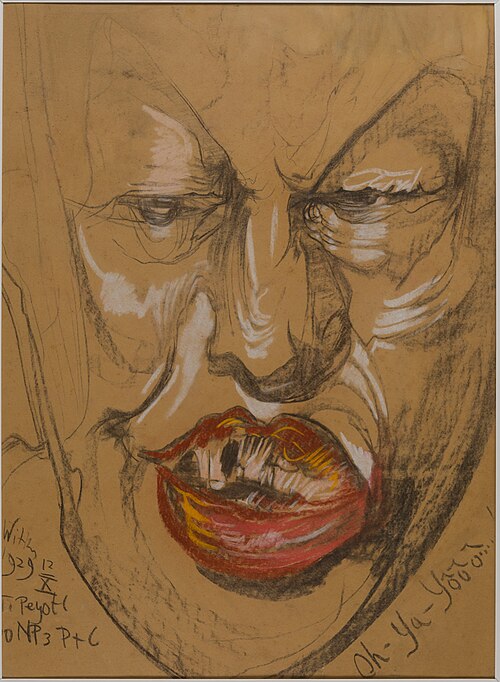 Portrait of Janusz de Beaurain, 1929, Stanisław Ignacy Witkiewicz