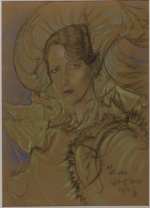 Asymmetric Lady - Portrait of Eugenia Wyszomirska-Kuźnicka, 1934, Stanisław Ignacy Witkiewicz