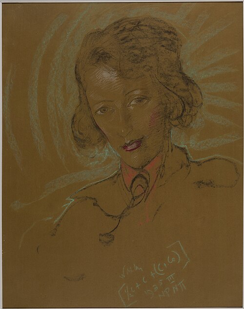 Asymmetric Lady - Portrait of Eugenia Wyszomirska-Kuźnicka, 1935, Stanisław Ignacy Witkiewicz