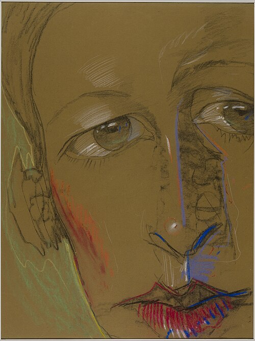 Asymmetric Lady - Portrait of Eugenia Wyszomirska-Kuźnicka, 1935, Stanisław Ignacy Witkiewicz