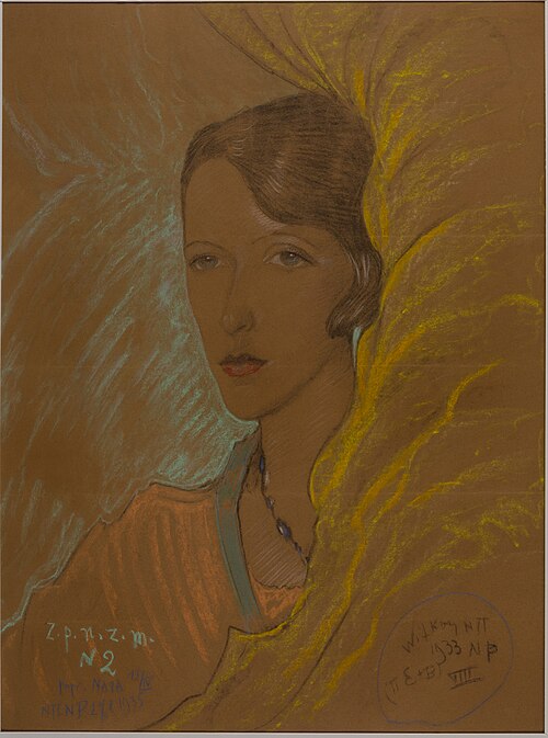 Asymmetric Lady - Portrait of Eugenia Wyszomirska-Kuźnicka, 1933, Stanisław Ignacy Witkiewicz