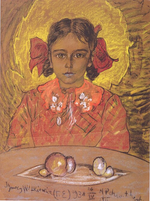 Portrait of a young girl, 1938, Stanisław Ignacy Witkiewicz