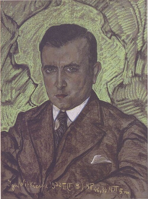 Portrait of Kazimierz Rudnik, 1932, Stanisław Ignacy Witkiewicz