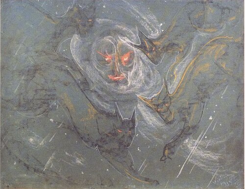 Cosmic composition (Witches’ Sabbath), 1939, Stanisław Ignacy Witkiewicz