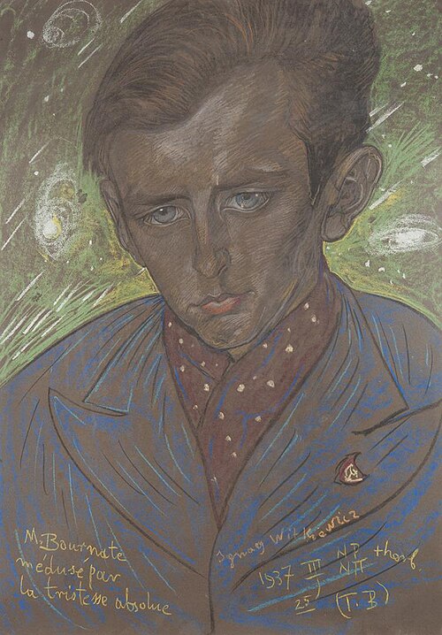 Portrait of Michał Burnat, 1937, Stanisław Ignacy Witkiewicz