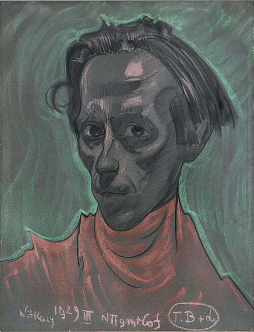 Portrait of Józef Fedorowicz, 1929, Stanisław Ignacy Witkiewicz
