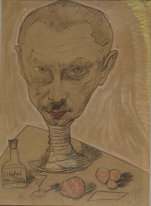 Portrait of unknown man, 1931, Stanisław Ignacy Witkiewicz