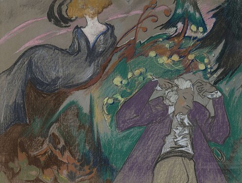 Composition, 1916, Stanisław Ignacy Witkiewicz