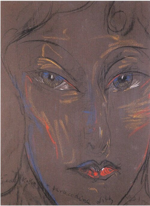 Portrait of Janina Turowska-Leszczyńska, 1931, Stanisław Ignacy Witkiewicz