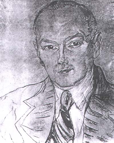 Portrait of a Man, 1934, Stanisław Ignacy Witkiewicz