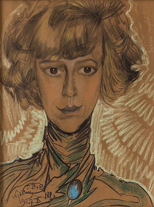 Portrait of a Woman (Jadzia is thinking), 1927, Stanisław Ignacy Witkiewicz