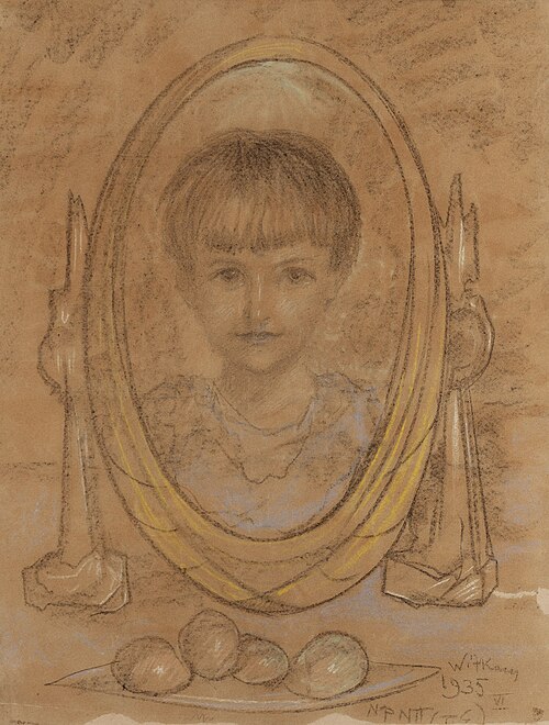 Portrait of a Girl (Anna Zięba), 1935, Stanisław Ignacy Witkiewicz