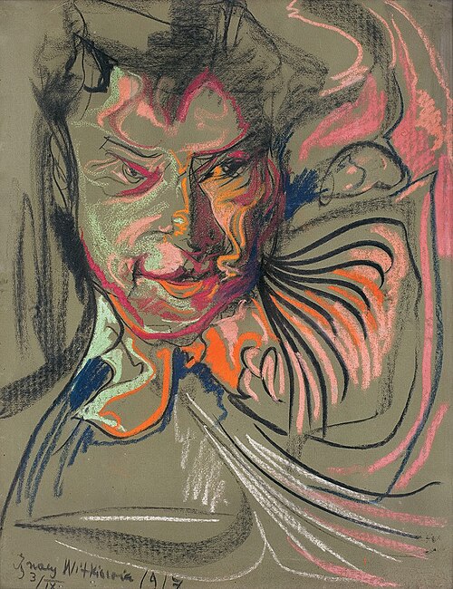 Male Portrait, 1917, Stanisław Ignacy Witkiewicz