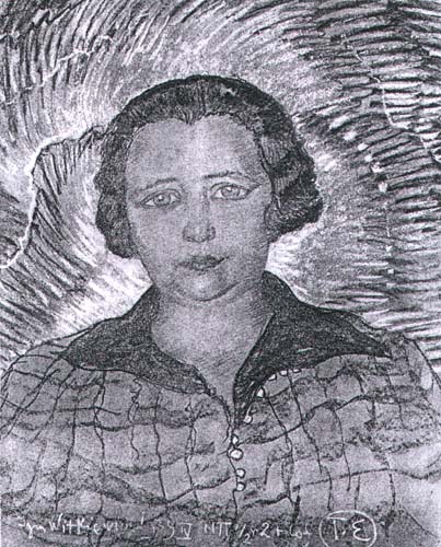 Portrait of Maria Banasiuk-Burnat from Zakopane, 1929, Stanisław Ignacy Witkiewicz
