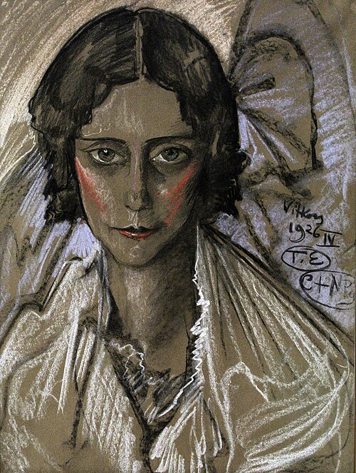 Portrait of Maria Kasprowiczowa, 1926, Stanisław Ignacy Witkiewicz