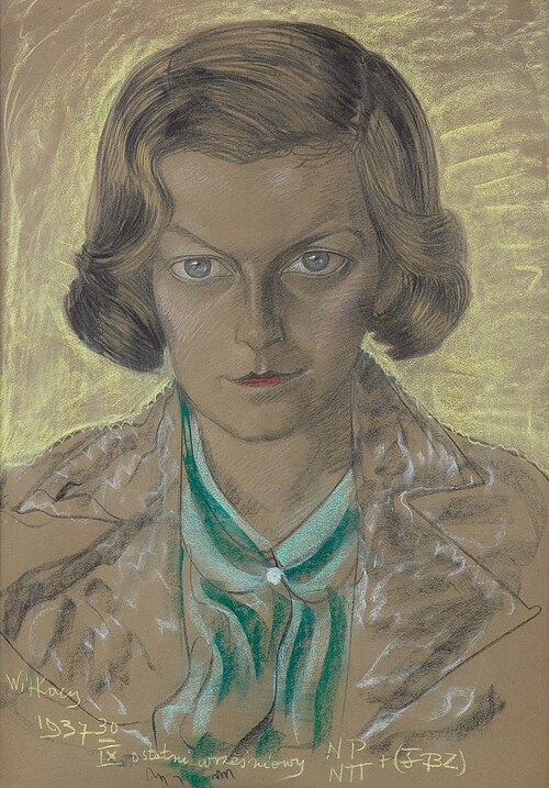 Portrait of Barbara Mikucka, 1937, Stanisław Ignacy Witkiewicz