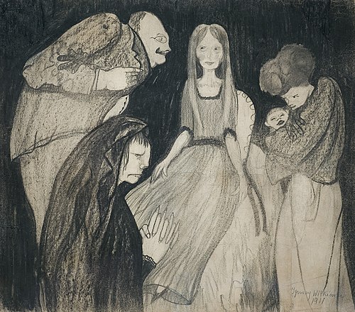 Figural composition, 1911, Stanisław Ignacy Witkiewicz