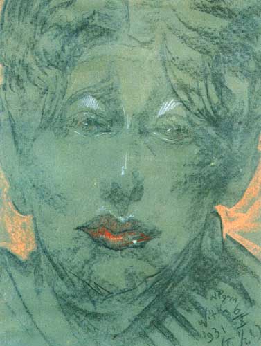 Male Portrait, 1931, Stanisław Ignacy Witkiewicz