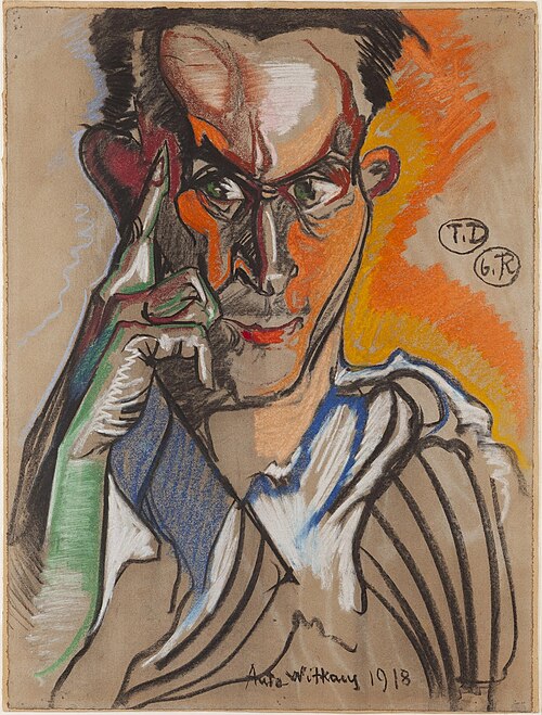 Autoportrait, 1918, Stanisław Ignacy Witkiewicz