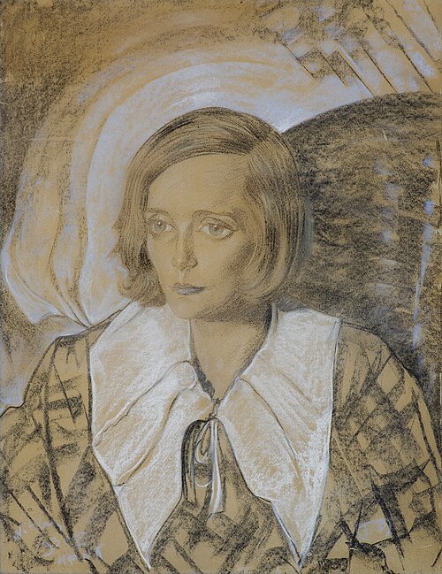 Portrait of Jadwiga Sobolewska, 1933, Stanisław Ignacy Witkiewicz