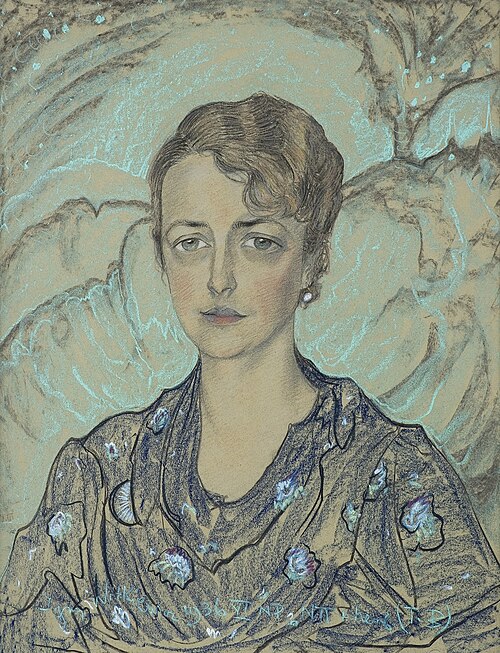 Portrait of Mary (Maria Stefania) Rouppert, 1936, Stanisław Ignacy Witkiewicz