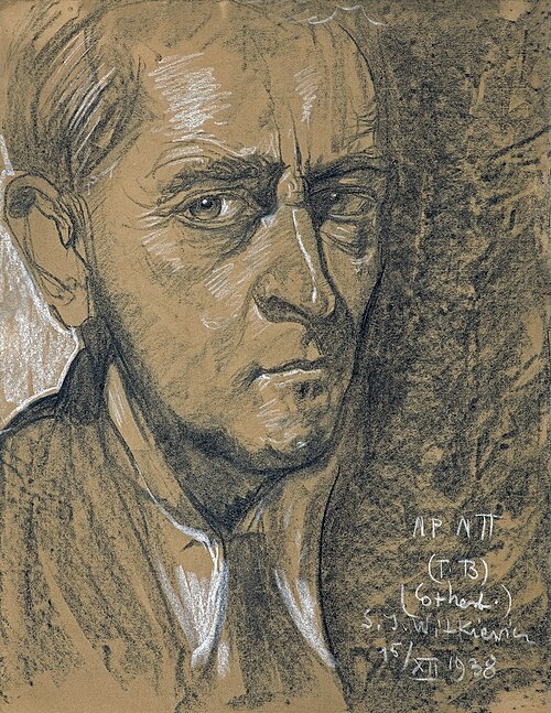 Autoportrait, 1938, Stanisław Ignacy Witkiewicz