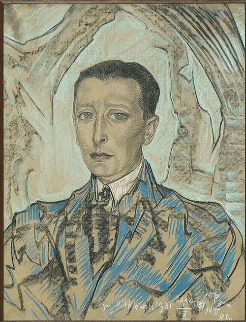 Portrait of Henryk Kamm, 1931, Stanisław Ignacy Witkiewicz