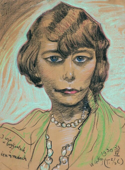 Portrait of Maria Suchoń, 1930, Stanisław Ignacy Witkiewicz