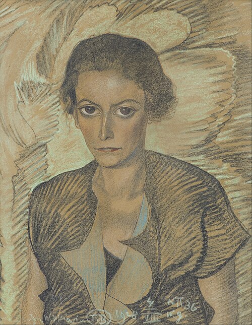 Portrait of Zofia Mikucka, 1928, Stanisław Ignacy Witkiewicz